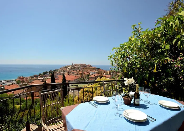 Casa Vista Mare Con Wifi, Ac Nelle 4 Da Letto E Parcheggio Privato * 因佩里亚