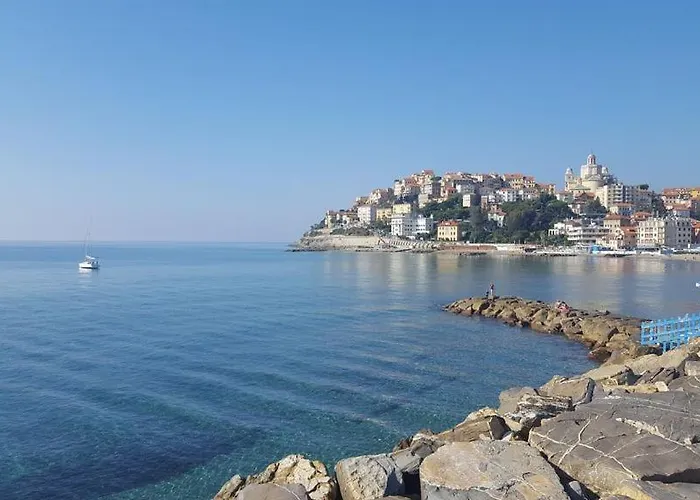 Casa Vista Mare Con Wifi, Ac Nelle 4 Da Letto E Parcheggio Privato 因佩里亚