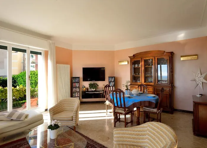 Casa Vista Mare Con Wifi, Ac Nelle 4 Da Letto E Parcheggio Privato * 因佩里亚