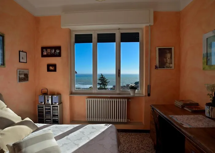 度假居 Casa Vista Mare Con Wifi, Ac Nelle 4 Da Letto E Parcheggio Privato *